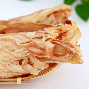  零食特价包邮 老鲜生秘制手撕风琴尾片鱿鱼片鱿鱼丝500g 大连特产