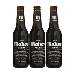  西班牙 马德里进口 马奥 MAHOU 黑啤啤酒   330ml