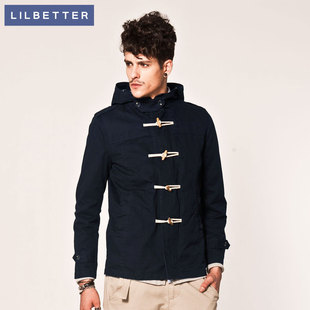  lilbetter春款男装连帽夹克男修身男士短款风衣外套男新品上衣
