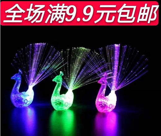熱賣發光手指燈孔雀開屏光纖燈兒童禮物夜市貨源創意玩具地攤在類目 玩具/童車/益智/積木/模型, 電子/發光/充氣/整蠱玩具, 發光玩具中 - 來自Buy2taobao.com提供專業的淘寶代購服務