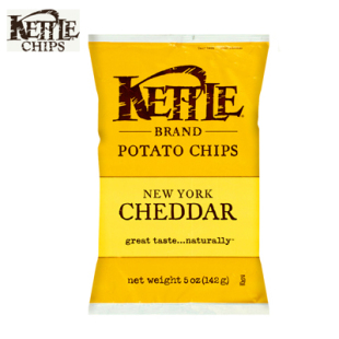  美国 进口零食 Kettle可特薯片纽约芝士味 142g 膨化食品