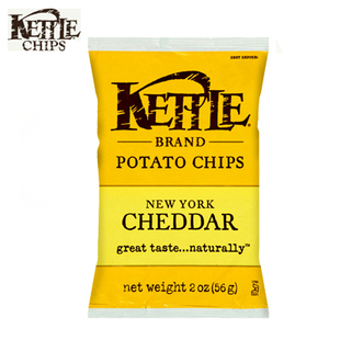  美国 进口零食 Kettle可特薯片纽约芝士味 56g 膨化食品