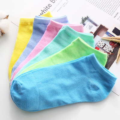 春夏季薄款浅口隐形袜子女短袜丝袜低帮船袜夏天男士透气短筒袜子