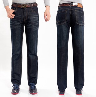  九牧王男裤子正品牛仔裤男士裤直筒型全棉夏春款品牌修身牛仔裤