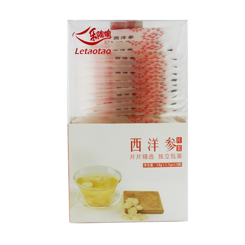 樂陶陶西洋參片 1.5g*12袋 獨立小袋裝 補氣養陰清熱生津吉林産地在類目 傳統滋補營養品, 參類滋補品, 西洋參中 - 來自Buy2taobao.com提供專業的淘寶代購服務