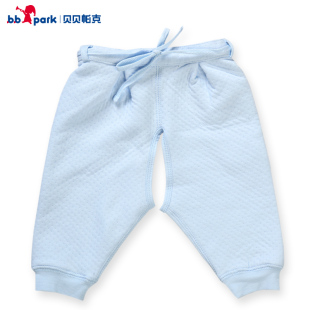  贝贝帕克 秋冬款婴儿服装裤子 全棉开裆裤婴儿童装