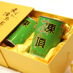  鑫记 冻顶乌龙茶 台湾茶特级原装 特优清香型金色礼盒装 高山茶叶