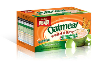  香港澳顿进口原味燕麦片营养速溶冲饮品 包邮南方含糖早餐食品