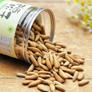  2罐包邮 新货罐装 特级手剥薄壳巴西松子200g 特价39.9 坚果零食