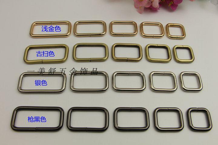 箱包口字扣 口字形包帶扣包帶調節鐵環 連接環方形扣方形線圈扣在類目 服飾配件/皮帶/帽子/圍巾, 鞋包/皮帶配件, 包配件, 拎環中 - 來自Buy2taobao.com提供專業的淘寶代購服務