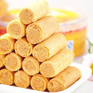  澳门特产 香记原味肉松蛋卷饼干 225g