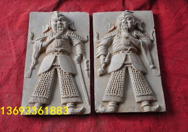 山西仿古砖雕 影壁墙装饰 高浮雕细工照壁小门神53X30cm在类目 基础建材, 砖, 砖雕中 - 来自Buy2taobao.com提供专业的淘宝代购服务