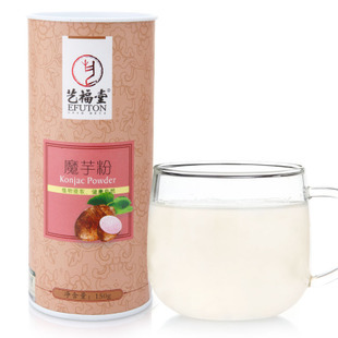  艺福堂粉粉 超细魔芋粉(胶) 魔芋粉粉 正品特级粉粉 150克 养生瘦
