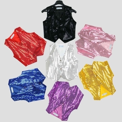 children Sequins Vest Jazz Costume adult Vest Modern Dance show vest Boy stage propin the Children/Baby/Family fitted , Vest category - from Buy2taobao.com to provide professional Taobao agent buy service