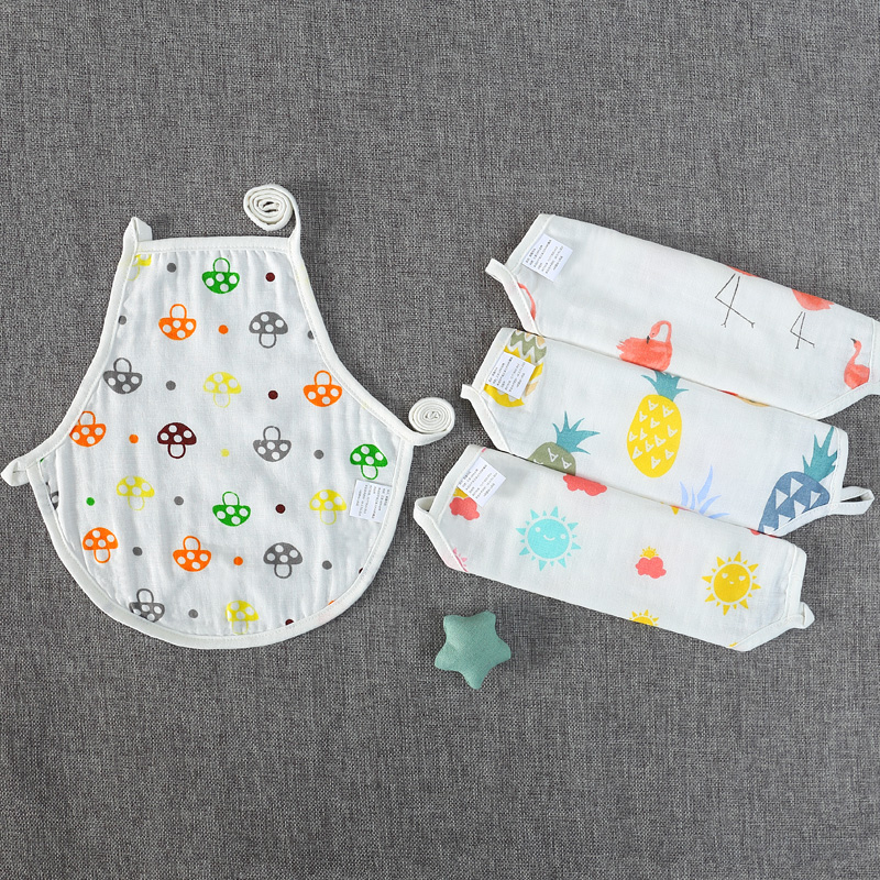 婴儿印花纱布圆角肚兜2条装|ruв категории подгузник/шампунь/вскармливать/тележка кроватью, подтяжки/с ребенком/Поездки товаров, Поездки товаров - от Buy2taobao.com для оказания профессиональной услуги покупки агента Taobao