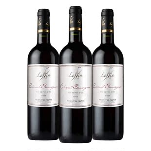  707酒庄 法国原瓶进口红酒 乐闻干红葡萄酒 3瓶装  100%原装正品