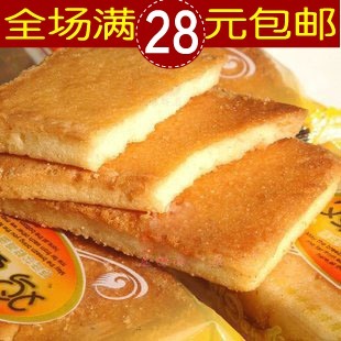  白鹤鸡蛋煎饼250g铁板鸡蛋饼干比tipo面包干好吃N倍 湖南特产零食