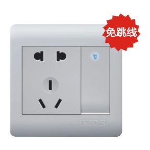 gzqs two or three socket A switch belt LED Light)in the Electronic/Electrician , Outlet , Switch Socket Set category - from Buy2taobao.com to provide professional Taobao agent buy service