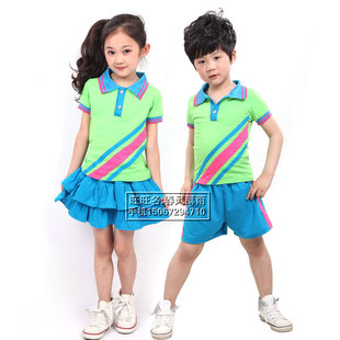  夏季装新款学院风男套装女套裙儿童校服幼儿园园服班服小学生校服