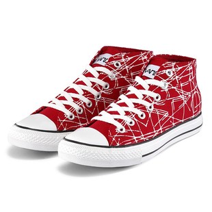  凡客诚品 悦生活极客系列男系带中帮帆布鞋 0191740