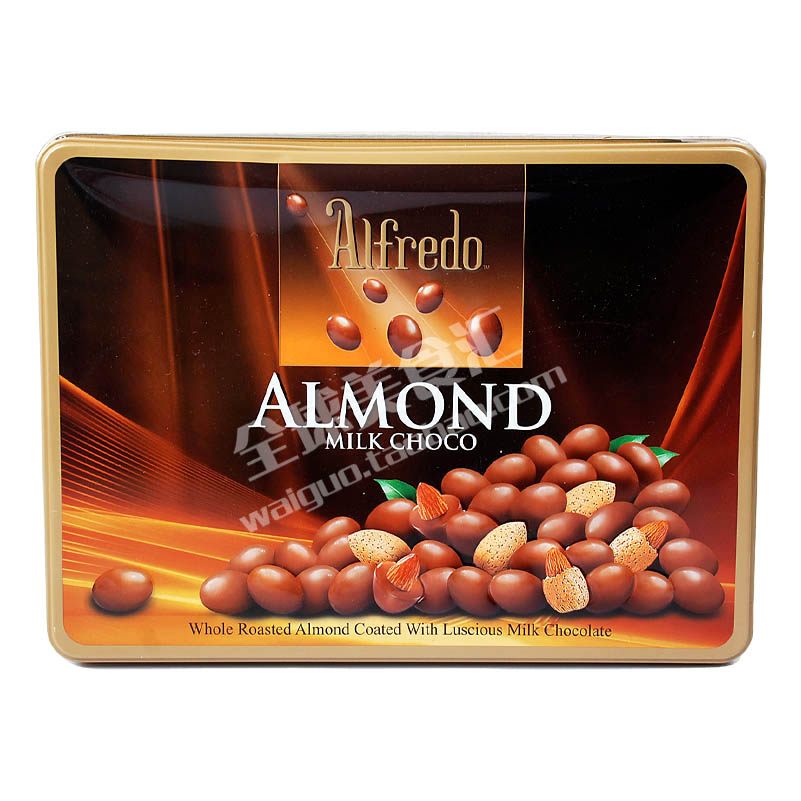 马来西亚爱芙巴旦木牛奶巧克力礼盒 300g 食品