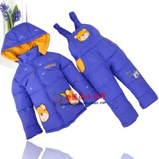  包邮 新年反季正品米琪童小鸭儿童羽绒服套装男童女童宝宝婴幼儿