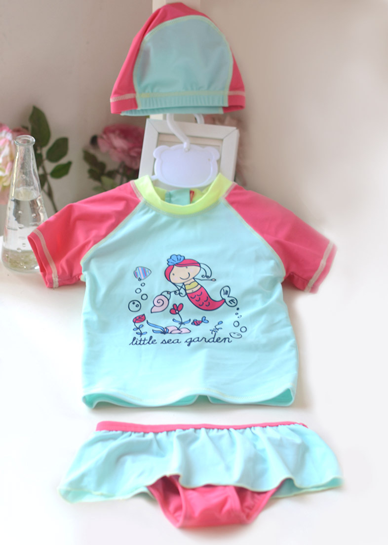 兒童分體泳衣男女童短袖防嗮速幹沖浪服寶寶可愛卡通連體遊泳衣在類目 運動/瑜伽/健身/球迷用品, 游泳, 兒童泳衣/褲中 - 來自Buy2taobao.com提供專業的淘寶代購服務