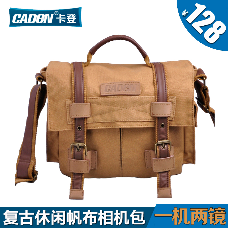 Carden SLR camera bag Canon Nikon One shoulder Diagonal Camera bag Retro leisure time Canvas bag Sleevein the 3C Digital Accessories, Digital Camera Accessories , Digital camera bag category - from Buy2taobao.com to provide professional Taobao agent buy service