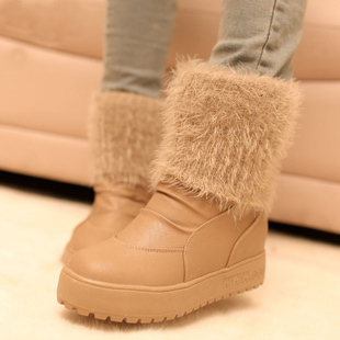 冬季新款雪地靴羊绒...