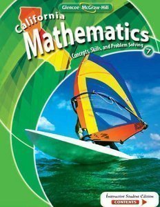 美国初中教材 数学课本 Maths California Mathe