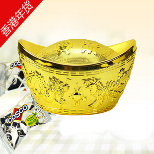  特色年货 立体金元宝糖果礼盒 香港精品年货礼盒 贺年糖果团购