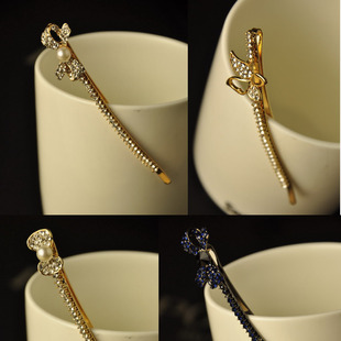  1389结婚季 杂志款BlingBling闪韩国水钻发夹 新娘配饰头饰