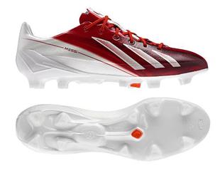  【现货】香港adidas专柜正品 F50梅西专属配色高端FG足球鞋G65311