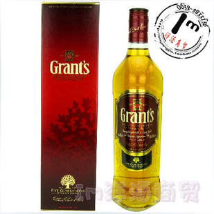  特价【Im洋酒】正品 格兰Grant's英国苏格兰威士忌700ml  送礼品