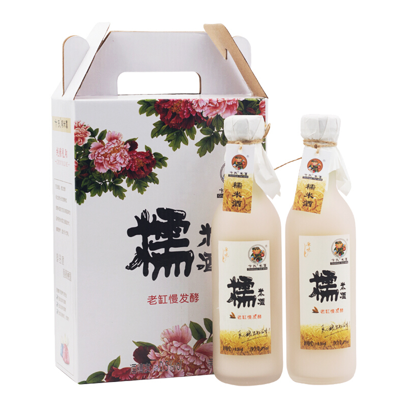 卞氏 米酒 (原味)糯米酒礼盒装 375ml*2|ruв категории вино, Другие алкогольные напитки - от Buy2taobao.com для оказания профессиональной услуги покупки агента Taobao