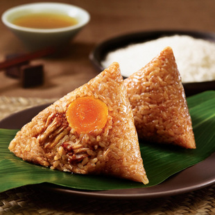  京津78包邮 6只 嘉兴五芳斋粽子 600克真空蛋黄鲜肉粽  端午粽子