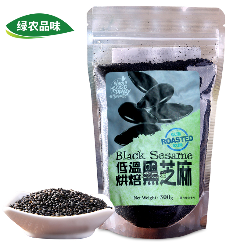 【绿农品味】台湾进口 全食物日记 黑芝麻杂粮低温烘焙熟的 300g|ruв категории зерно риса/север и Юг сухих грузов/приправы, метров/муки/зерновые, Другие зерна - от Buy2taobao.com для оказания профессиональной услуги покупки агента Taobao