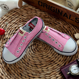  原单某大牌出口尾单儿童鞋四季帆布鞋硫化底松紧带低帮运动鞋28码