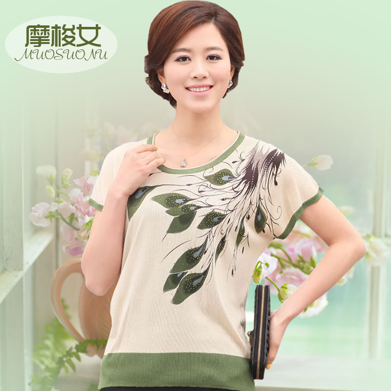 2013中老年夏装女装中年女装夏装短袖老年人女装大码妈妈装 2013中老年夏装女装中年女装夏装短袖老年人女装大码妈妈装