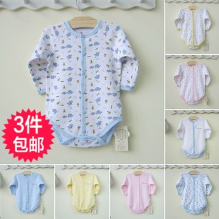  原单婴儿连体哈衣春秋冬内衣宝宝春装长袖三角包屁衣新生儿衣服装
