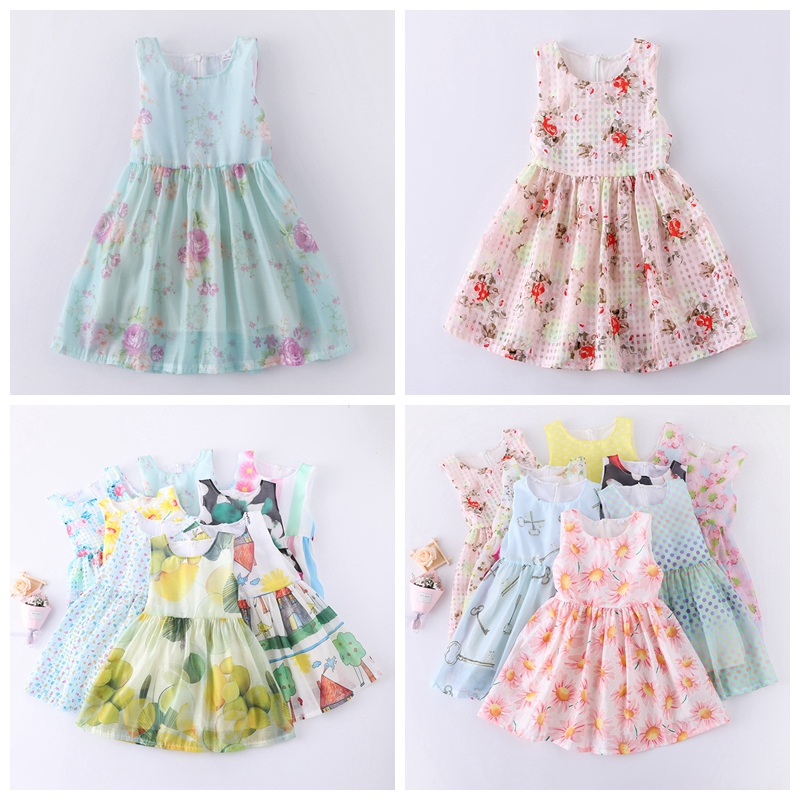 Children's clothing wholesale direct deal Stall goods 2019 summer New products girl fashion Chiffon vest skirtin the Children/Baby/Family fitted , Skirt(New) , Dress category - from Buy2taobao.com to provide professional Taobao agent buy service