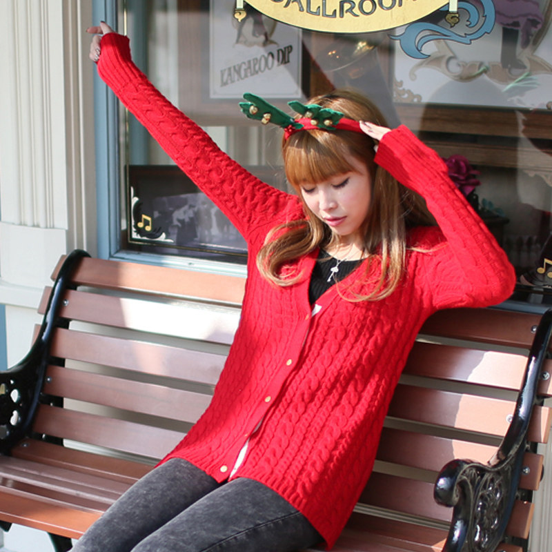 <em>红色</em>系<em>针织</em>衫2014新款_<em>红色</em>系<em>针织</em>衫<em>搭配</em>图片