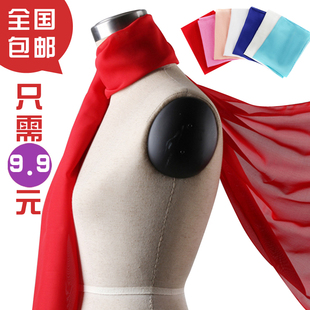  婚纱礼服披肩 9.9元包邮 雪纺丝巾小披肩 韩版百搭长款两用 丝巾