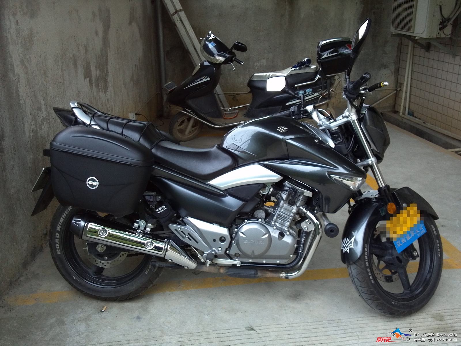 铃木骊驰GW250边箱意大利GIVI E21 SB2000