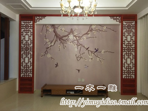 东阳木雕电视背景屏风仿古门窗中式花格玄关隔断古色实木门窗定做在类目 家居饰品, 雕刻工艺, 木雕中 - 来自Buy2taobao.com提供专业的淘宝代购服务