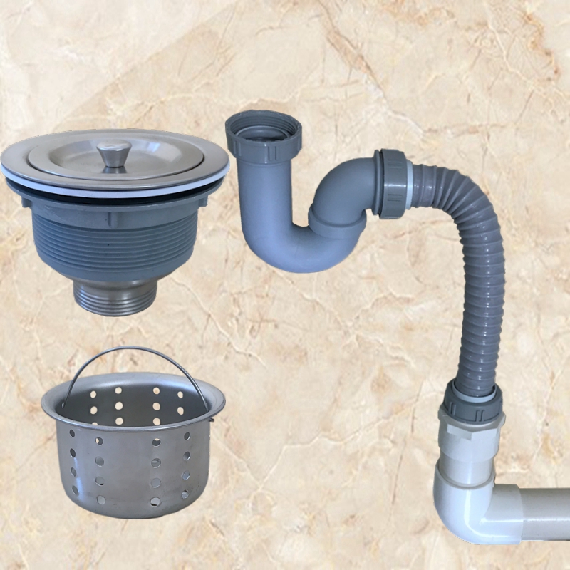 kitchen Stainless steel Single groove quartz Laundry cabinet Launching device Under the water Vegetable basin Deodorant Drainage pipelinein the Decoration main material , Kitchen , Sink Accessories , Sink strainer category - from Buy2taobao.com to provide professional Taobao agent buy service