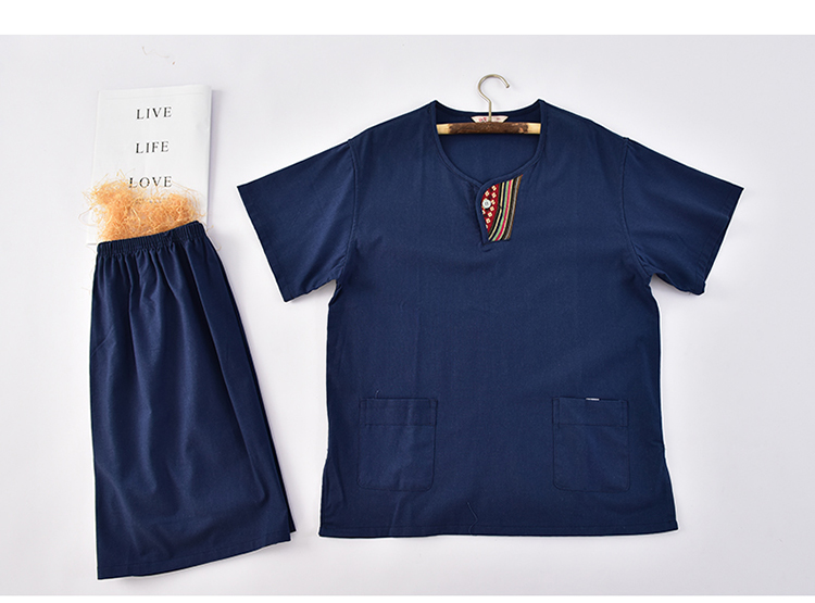 光之韵棉麻汗蒸服女纯棉浴服情侣款桑拿服温泉浴衣套装全棉加大码|msdalam kategori rumah harian, tuala/tuala mandi/jubah mandi, skirt mandi/jubah mandi/jubah mandi - dari Buy2taobao.com untuk memberikan perkhidmatan ejen Taobao profesional membeli