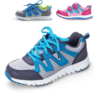  春夏季新款 男女儿童运动鞋 韩版跑步鞋 轻便网布透气防臭鞋