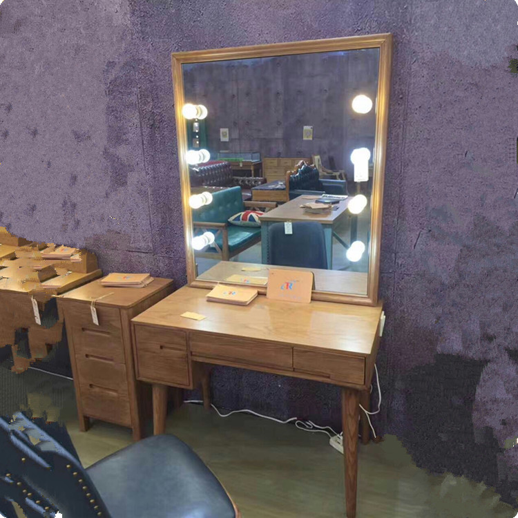 Retro European style solid wood Dressers Studio Dressers LIGHT Cosmetics Haircut Do the old Cosmetic mirror Simplicity Dressersin the Business/Office Furniture , Salon/Beauty Furniture , Barber Mirror category - from Buy2taobao.com to provide professional Taobao agent buy service