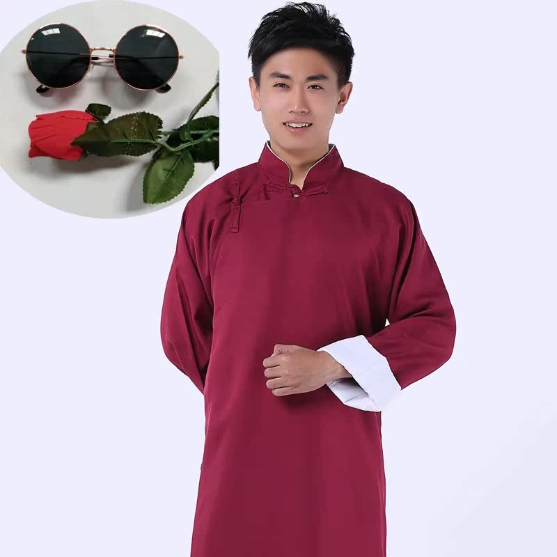 男士服装大褂中式服民国服装长衫五四青年学生装相声长袍快板马褂在类目 男装, 民族服装中 - 来自Buy2taobao.com提供专业的淘宝代购服务